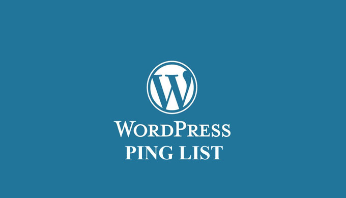 BEST WordPress PING LIST for 2022 (UPDATED)